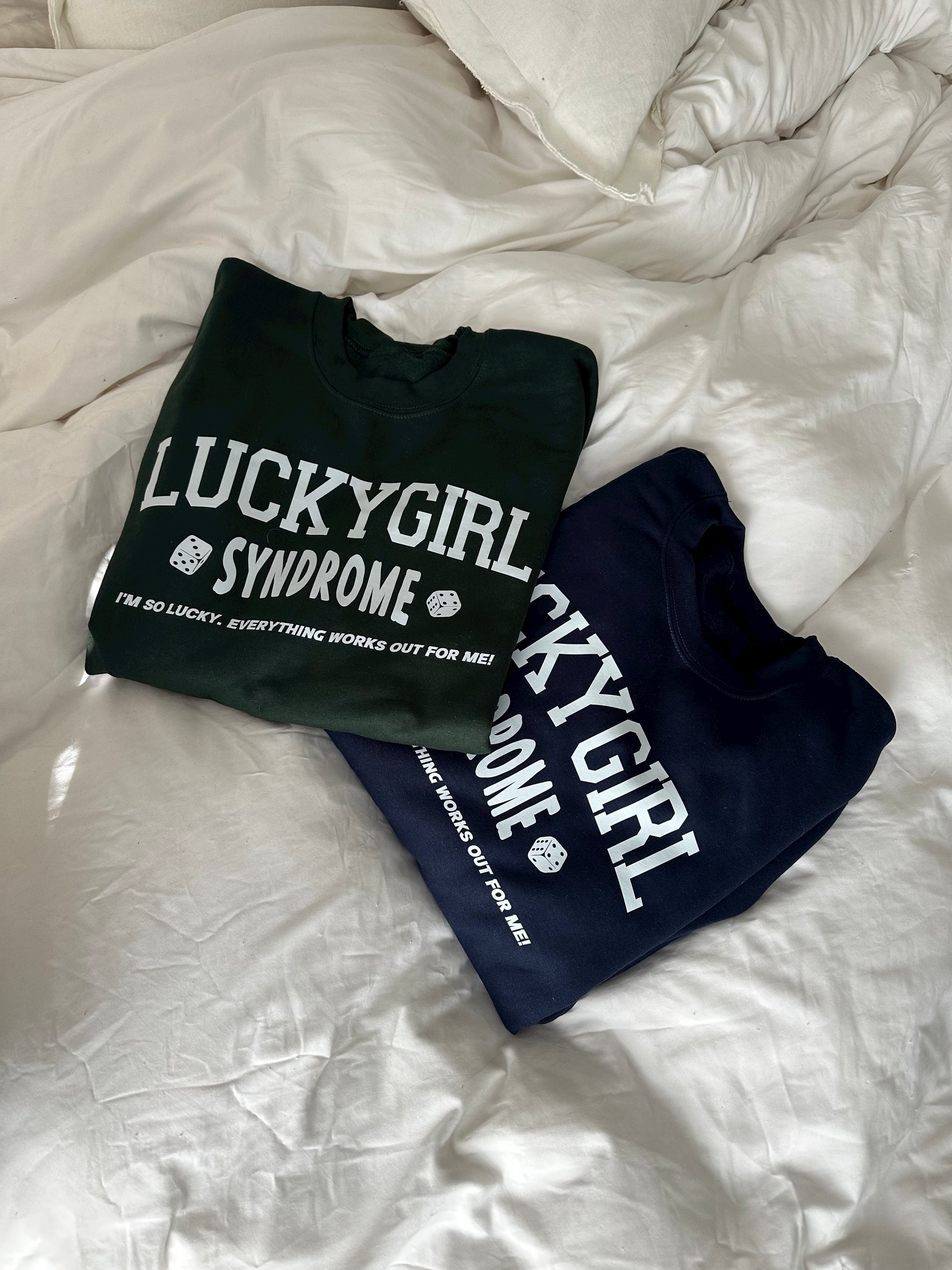 Green Lucky Girl Syndrome Crewneck