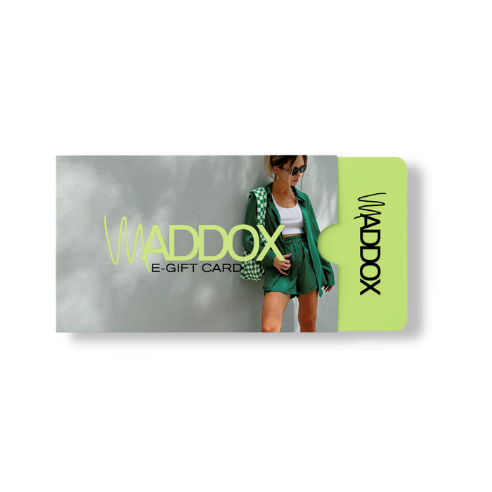 Maddox e-gift card
